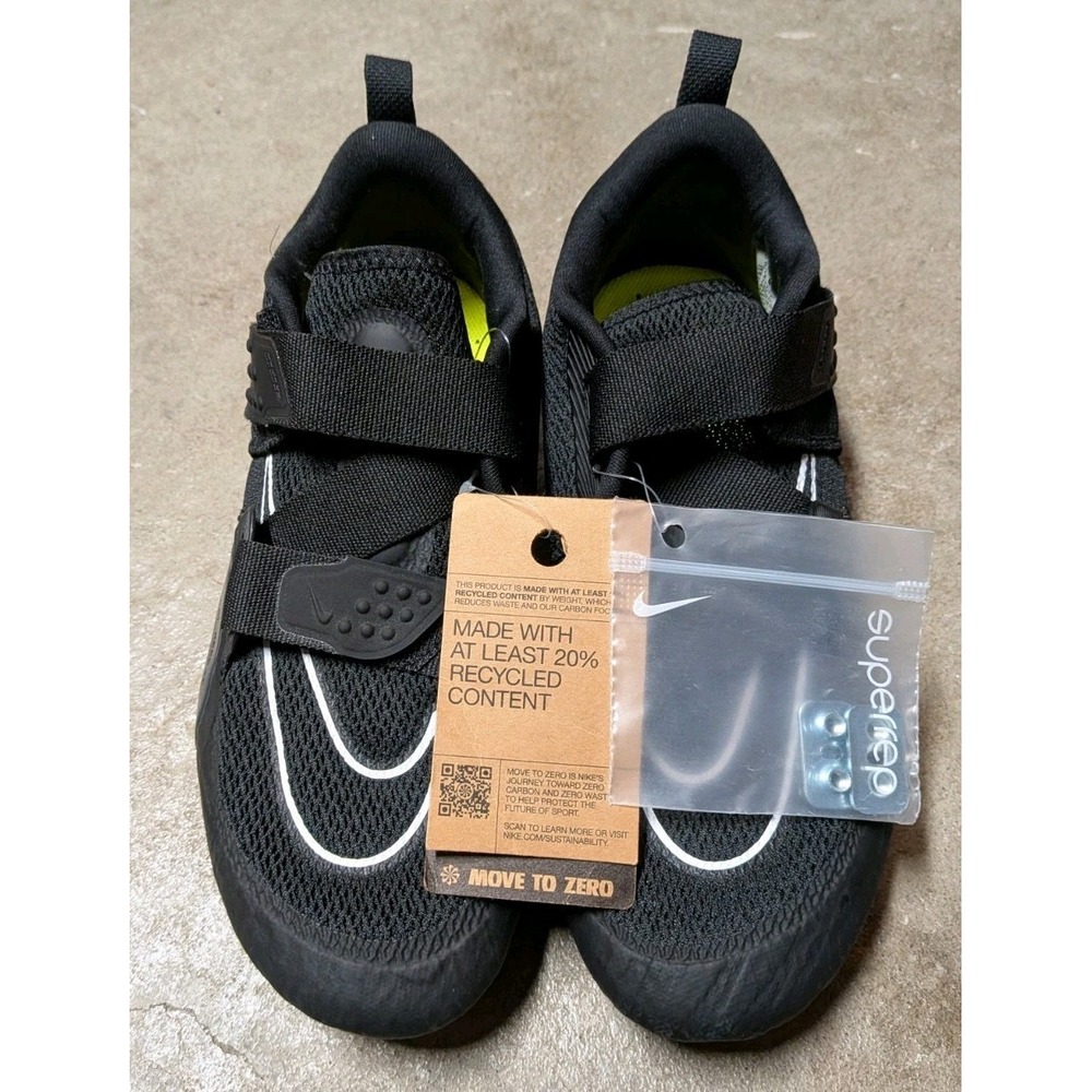 NIKE Men's 9 SuperRep Cycle 2 Next Nature Black Volt Cycling New With Tags